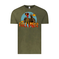 Vintage Olive Fall Vibes Turkey Vintage Tee - LillyAllenDesigns