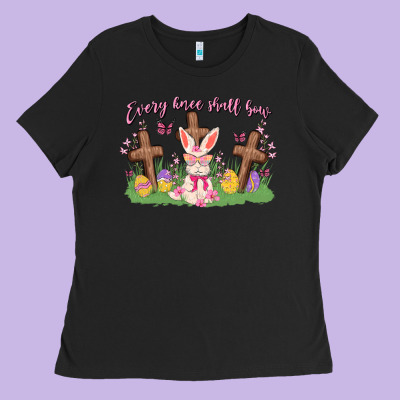 Every Knee Shall Bow Ladies Tee Designed By Maliassmallbusiness