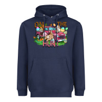 Navy on the hunt truck Heavyweight Hoodie - FaDigitalArtStudio
