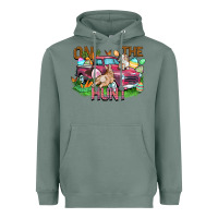 Sage on the hunt truck Heavyweight Hoodie - FaDigitalArtStudio