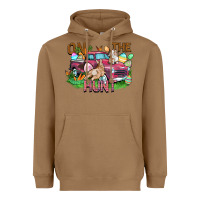 Toasted Coconut on the hunt truck Heavyweight Hoodie - FaDigitalArtStudio