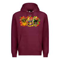 Burgundy Cinco de mayo gnomies Premium Hoodie - FaDigitalArtStudio