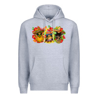 Heather Grey Cinco de mayo gnomies Premium Hoodie - FaDigitalArtStudio