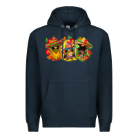 Navy Cinco de mayo gnomies Premium Hoodie - FaDigitalArtStudio
