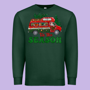 Christmas 'tis The Season Premium Sweatshirt Designed By Bundleandbundleshop
