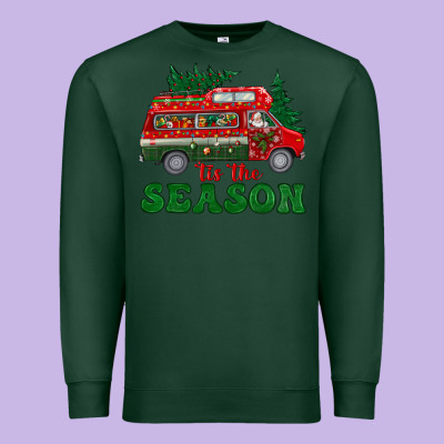 Christmas 'tis The Season Premium Sweatshirt Designed By Bundleandbundleshop