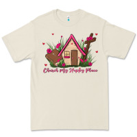 Bone church is my happy place Premium Tee - MaliasSmallBusiness