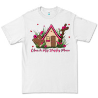 White church is my happy place Premium Tee - MaliasSmallBusiness