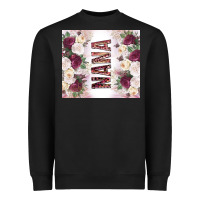 Black mother's day nana flowers tumbler tbs Heavyweight Sweatshirt - TumblerDesignByShophia