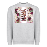 Heather Grey mother's day nana flowers tumbler tbs Heavyweight Sweatshirt - TumblerDesignByShophia