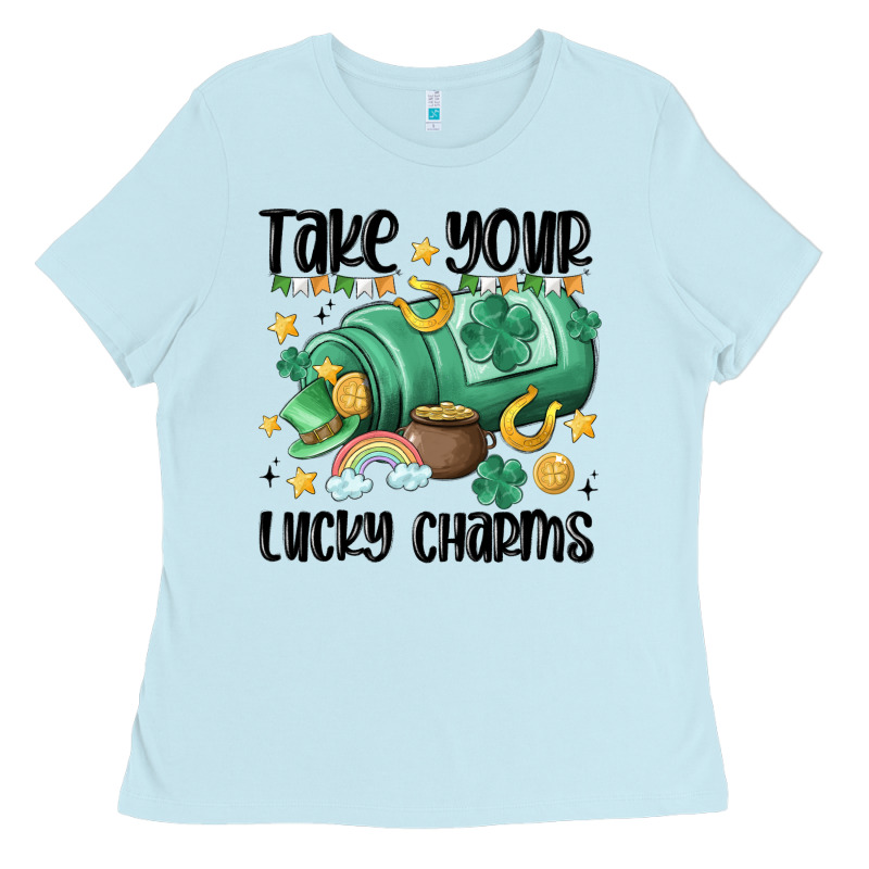 Take Your Lucky Charms Ladies Tee by MaliasSmallBusiness | Teevron