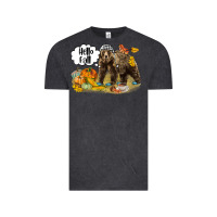 Vintage Black Hello Fall Brown Bear Vintage Tee - LillyAllenDesigns
