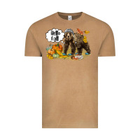 Vintage Camel Hello Fall Brown Bear Vintage Tee - LillyAllenDesigns