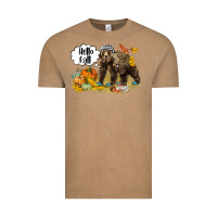 Vintage Coffee Hello Fall Brown Bear Vintage Tee - LillyAllenDesigns