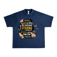 Navy black woman silhouette Urban Heavy Tee - Artiststas