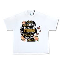 Black Woman Silhouette Urban Heavy Tee | Teevron