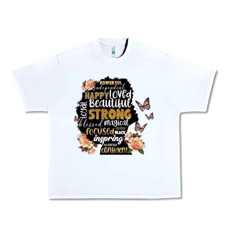 Black Woman Silhouette Urban Heavy Tee by Artiststas | Teevron