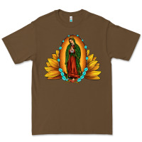 Cacao sunflower our lady of guadalupe Premium Tee - JahusDesignShop