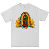 Dove Grey sunflower our lady of guadalupe Premium Tee - JahusDesignShop