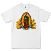 White sunflower our lady of guadalupe Premium Tee - JahusDesignShop