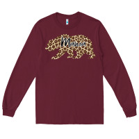 Burgundy Mama Leopard Long Sleeve Tee - Bettercallsaul