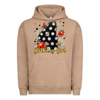Pigment Burro ladybug birthday girl age 4 Urban Hoodie - LillyAllenDesigns