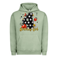 Pigment Oil Green ladybug birthday girl age 4 Urban Hoodie - LillyAllenDesigns