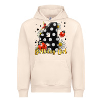 Sandshell ladybug birthday girl age 4 Urban Hoodie - LillyAllenDesigns