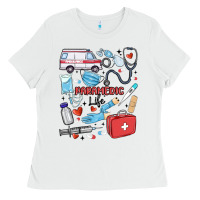 Can't Talk Right Now Doing Paramedic Stuff Ladies Tee | Teevron