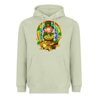 Matcha Dwarf Cauldron St. Patricks Heavyweight Hoodie - BundleAndBundleShop