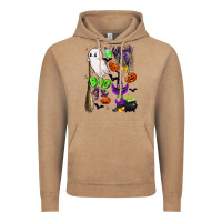 Vintage Coffee cute ghost Vintage Hoodie - LillyAllenDesigns