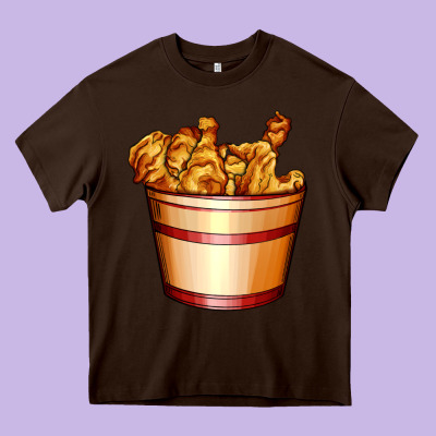 Nugget And Nuggets Basket Heavy Core Tee Designed By Adodesignshop