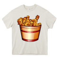 Cream nugget and nuggets basket Heavy Core Tee - AdoDesignShop
