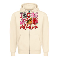 Tacos Are My Valentine Zipper Hoodie | Teevron