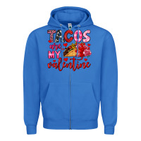 True Royal tacos are my valentine Zipper Hoodie - OliviaCreatesArt