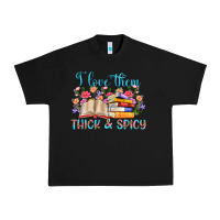 Black i love them thick and spicy Urban Heavy Tee - Artiststas