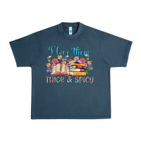 Midnight Navy i love them thick and spicy Urban Heavy Tee - Artiststas