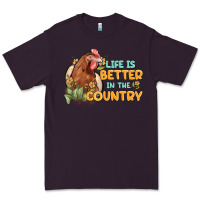 Plum life is better in the country Premium Tee - MaliasSmallBusiness
