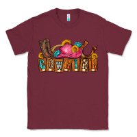 Burgundy cowgirl Classic Tee - LillyAllenDesigns