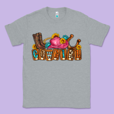 Cowgirl Classic Tee Designed By Lillyallendesigns