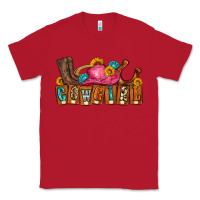 Red cowgirl Classic Tee - LillyAllenDesigns