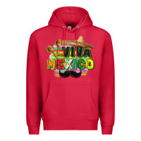 Cardinal Viva Mexico Premium Hoodie - FaDigitalArtStudio