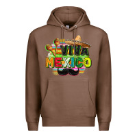 Chestnut Viva Mexico Premium Hoodie - FaDigitalArtStudio