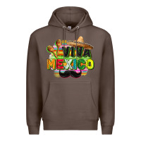 Coffee Viva Mexico Premium Hoodie - FaDigitalArtStudio