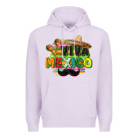 Lilac Viva Mexico Premium Hoodie - FaDigitalArtStudio