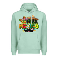 Seafoam Viva Mexico Premium Hoodie - FaDigitalArtStudio