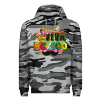 Slate Camo Viva Mexico Premium Hoodie - FaDigitalArtStudio
