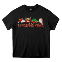 Black christmas squad Heavy Core Tee - MaliasSmallBusiness