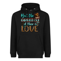 Black But The Greatest Of These Is Love Heavyweight Hoodie - BundleAndBundleShop