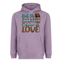 Lavender But The Greatest Of These Is Love Heavyweight Hoodie - BundleAndBundleShop